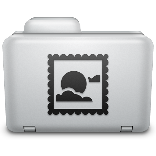 Noir Mail Folder Icon 512x512 png